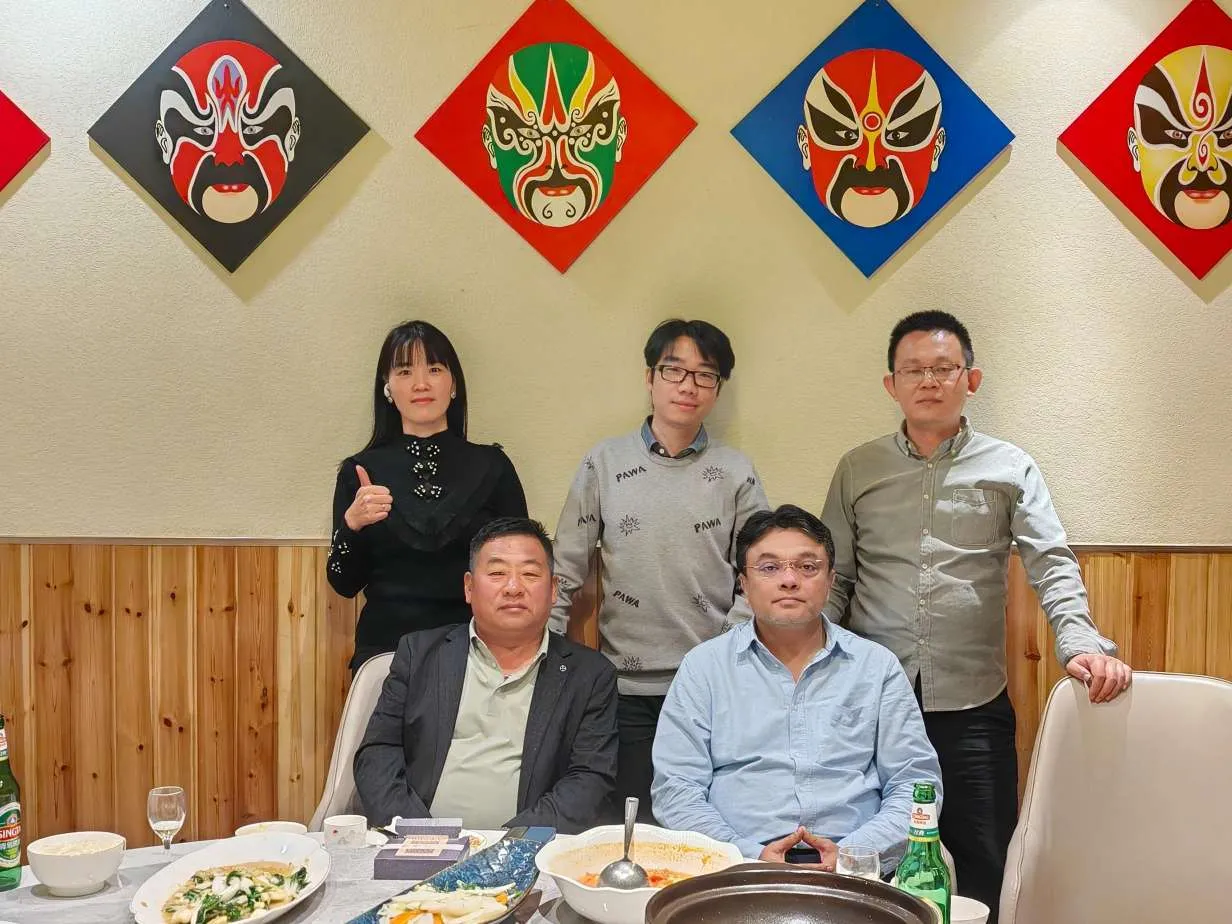 Wielką przyjemnością było powitanie w fabryce naszych indyjskich partnerów