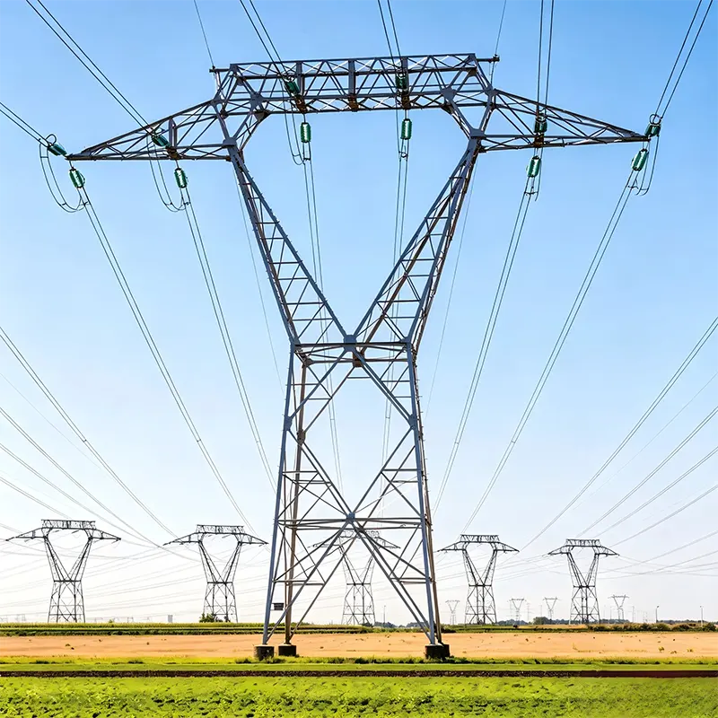 Wieża linii przesyłowej wysokiego napięcia 400 kV