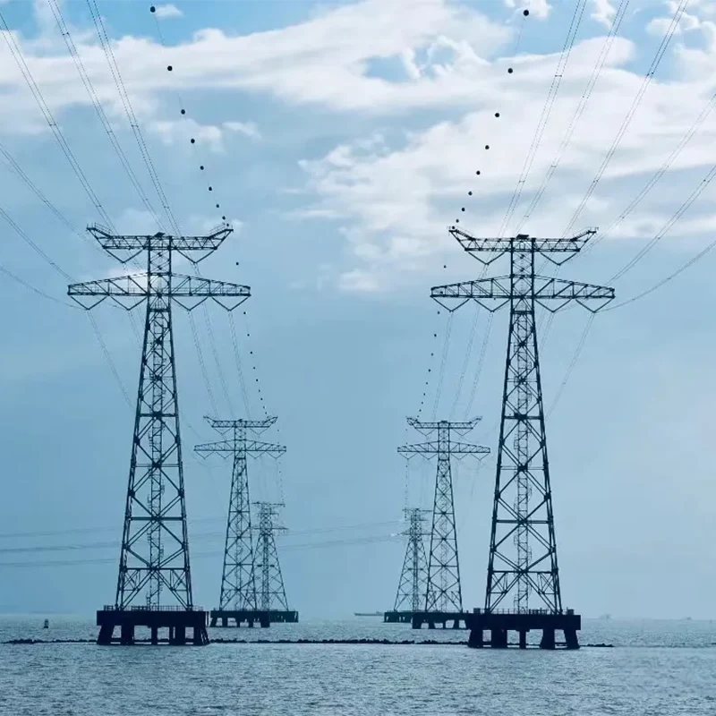 Metalowa pojedyncza wieża rurowa